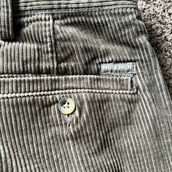 Woolrich Men's Soft Corduroys Dark Shale Casual Chore Pants Wide Wale 34x30 - Picture 6 of 7